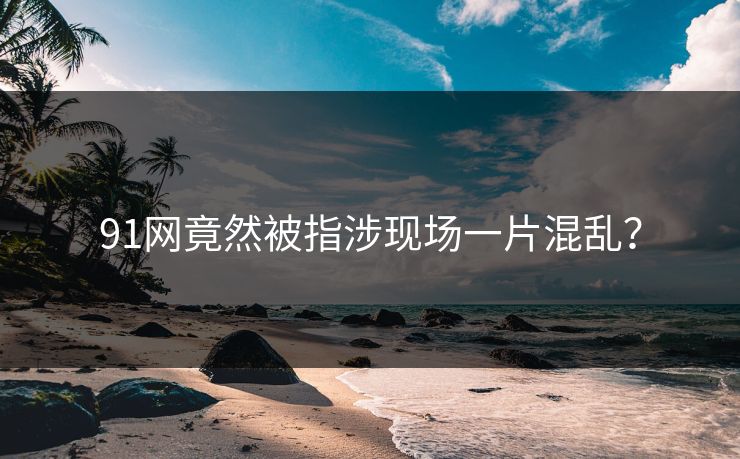 91网竟然被指涉现场一片混乱？