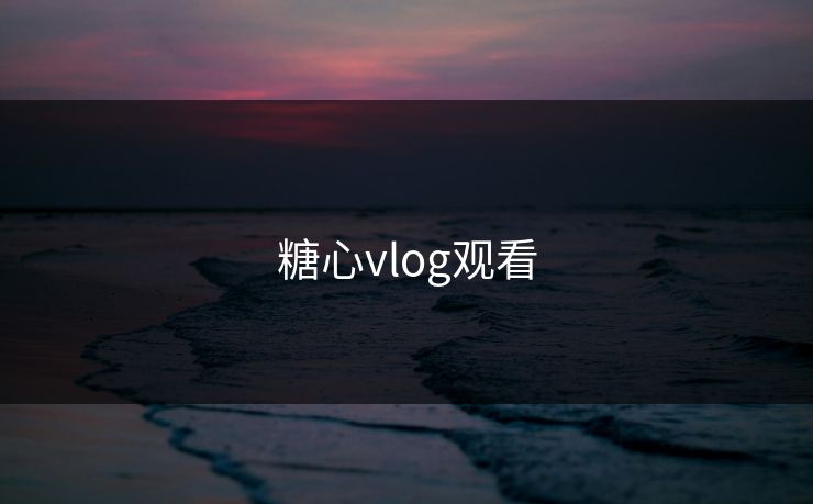 糖心vlog观看